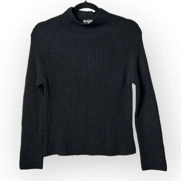 Guess Jeans Black Knit Long Sleeve Sweater M - Picture 1 of 3